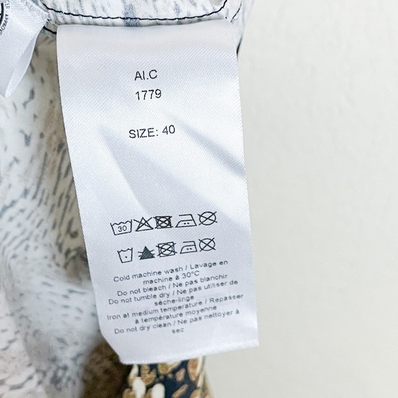 Ganni Tiger’s Eye Poplin Mini Dress Brown Tan Size 40 US 8 - Picture 8 of 12